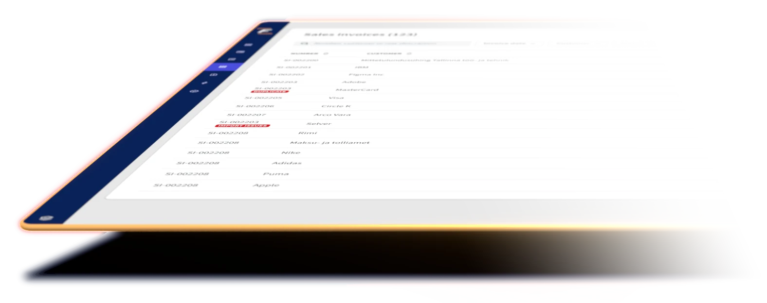 Ekran platformy Fitek: przegląd zarządzania fakturami